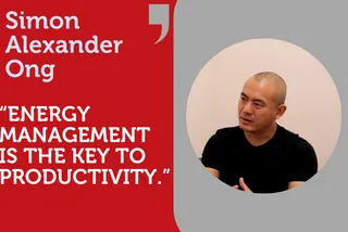 "Energy management is the key to productivity." In Conversation with Simon Alexander Ong.