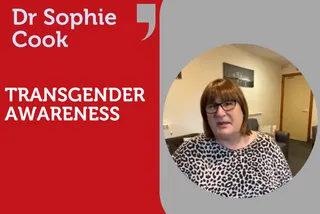 Transgender Awareness: Dr Sophie Cook in conversation with MD, Nick Gold