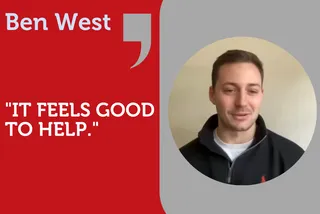"It feels good to help." - Ben West, In Conversation With MD, Nick Gold